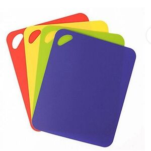 NWT Dexas Heavy Duty 4pc Grippmat Flexible Cutting Boards 11.5 by 14 inches